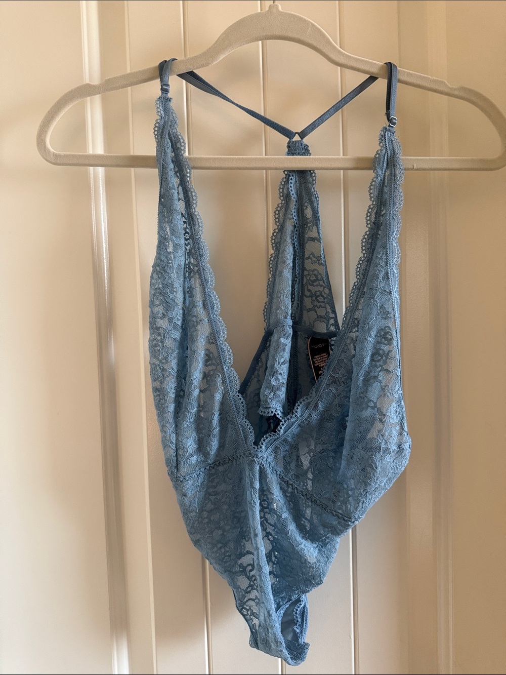 Victoria's Secret Lace Bodysuit - Light Blue